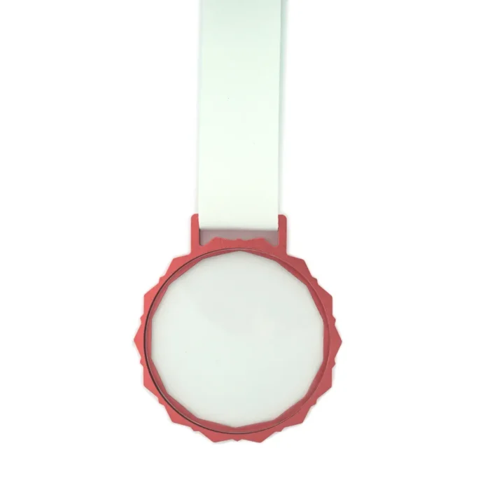 Glass Medals with Metal Frame and 3cm White Ribbon - Image 8