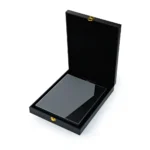 Two-Toned PU Leather Awards with Aluminum Frame & Stand – B5 Size in Luxury Box - Image 8