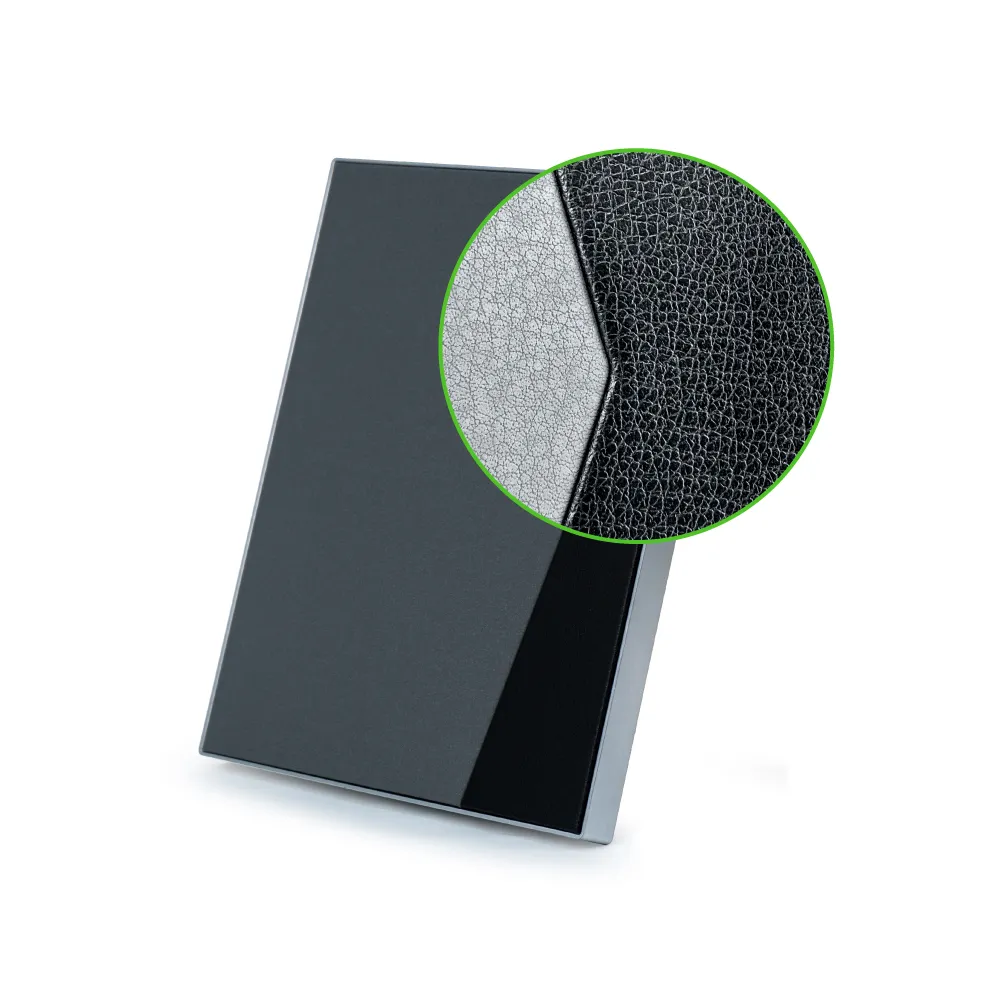 Two-Toned-PU-Leather-Awards-WPL-LE1-BEI-Texture-2 Two-Toned PU Leather Awards with Aluminum Frame & Stand – B5 Size in Luxury Box - Image 4