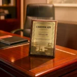 Portrait Wooden Plaques with Stand and Presentation Box - Image 2