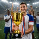 Metal Cup Trophies with Removable Ribbon Attached to Both Handles - Image 2